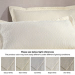 Remi Cotton Blend Jacquard Geometric Fringe Bedspread Set - Bedspread by Superior