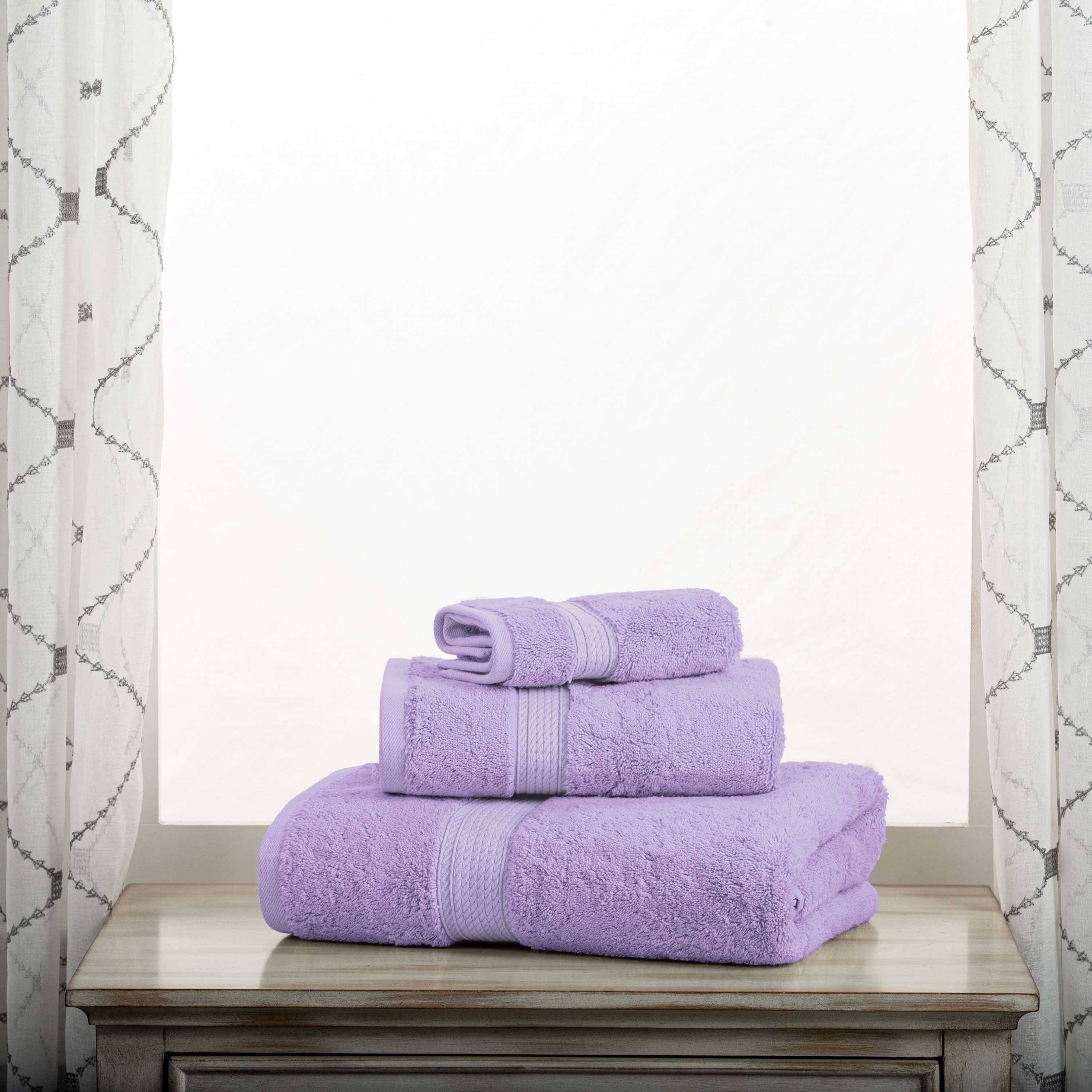Egyptian Cotton Madison Plush Towel Set 3 Piece - Egyptian Cotton Towel Set by Superior Brand