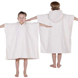 Lyron Cotton Terry Kids Washable Unisex Hooded Poncho Bath Towel