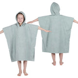 Lyron Cotton Terry Kids Washable Unisex Hooded Poncho Bath Towel