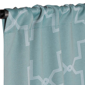 Superior Imperial Trellis Blackout Curtain Set of 2 Panels -  Teal