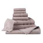 Egyptian Cotton 8 Piece Towel Set with Bath Mat and Hand Glove - by Superior