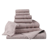 Egyptian Cotton 8 Piece Towel Set with Bath Mat and Hand Glove - by Superior