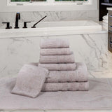 Egyptian Cotton 8 Piece Towel Set with Bath Mat and Hand Glove - by Superior