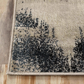 Superior Cadwell Abstract Faux Distressed Area Rug - Beige