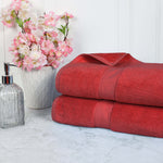 Madison Egyptian Cotton Pile Plush Heavyweight Bath Sheet Set of 2 - Egyptian Cotton Bath Sheet by Superior