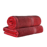 Madison Egyptian Cotton Pile Plush Heavyweight Bath Sheet Set of 2 - Egyptian Cotton Bath Sheet by Superior