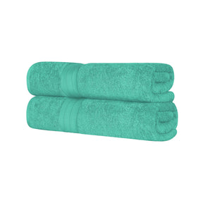 Cotton Heavyweight Absorbent Plush 2 Piece Bath Sheet Set - Rivulet