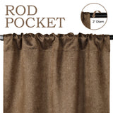 Senna Textured Woven Blackout 2-Piece Curtain Panel Set – Room Darkening Window Drapes