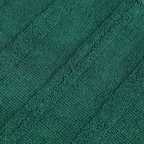 Roma Cotton Ribbed Textured Soft Highly Absorbent Hand Towel - Evergreen