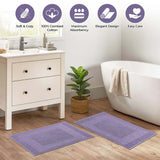 Egyptian Cotton Greek Key Infinity Border Bath Mat Set of 2 - Bath Mats by Superior Brand