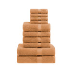 Madison Egyptian Cotton Pile Plush Heavyweight 10 Piece Towel Set - Egyptian Cotton Towel Set by Superior