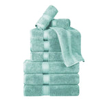 Madison Egyptian Cotton Plush Heavyweight 9 Piece Towel Set - Egyptian Cotton Towel Set by Superior Brand