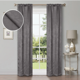 Waverly Geometric Washable Room Darkening Blackout Curtains, Set of 2