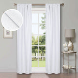 Linen Washable Room Darkening Blackout Curtains, Set of 2 - Blackout Curtains by Superior