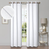 Linen Washable Room Darkening Blackout Curtains, Set of 2 - Blackout Curtains by Superior