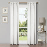Blackout Window Curtains Solid Room Darkening Washable Set of 2