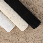 Brou Diamond Lattice Textured Machine Washable Bath Rugs, Set of 2 - Bath Rugs by Superior Brand