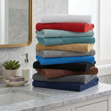 Marble and Solid Jacquard Cotton Hand Towel Set - 6 Piece