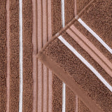 Sadie Zero Twist Cotton Absorbent Solid 6 Piece Towel Set