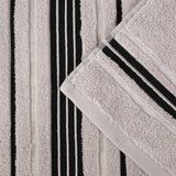 Sadie Zero Twist Cotton Absorbent Solid 6 Piece Towel Set