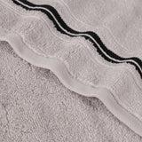 Sadie Zero Twist Cotton Absorbent Solid 6 Piece Towel Set