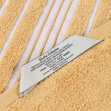 Sadie Zero Twist Cotton Absorbent Solid 6 Piece Towel Set