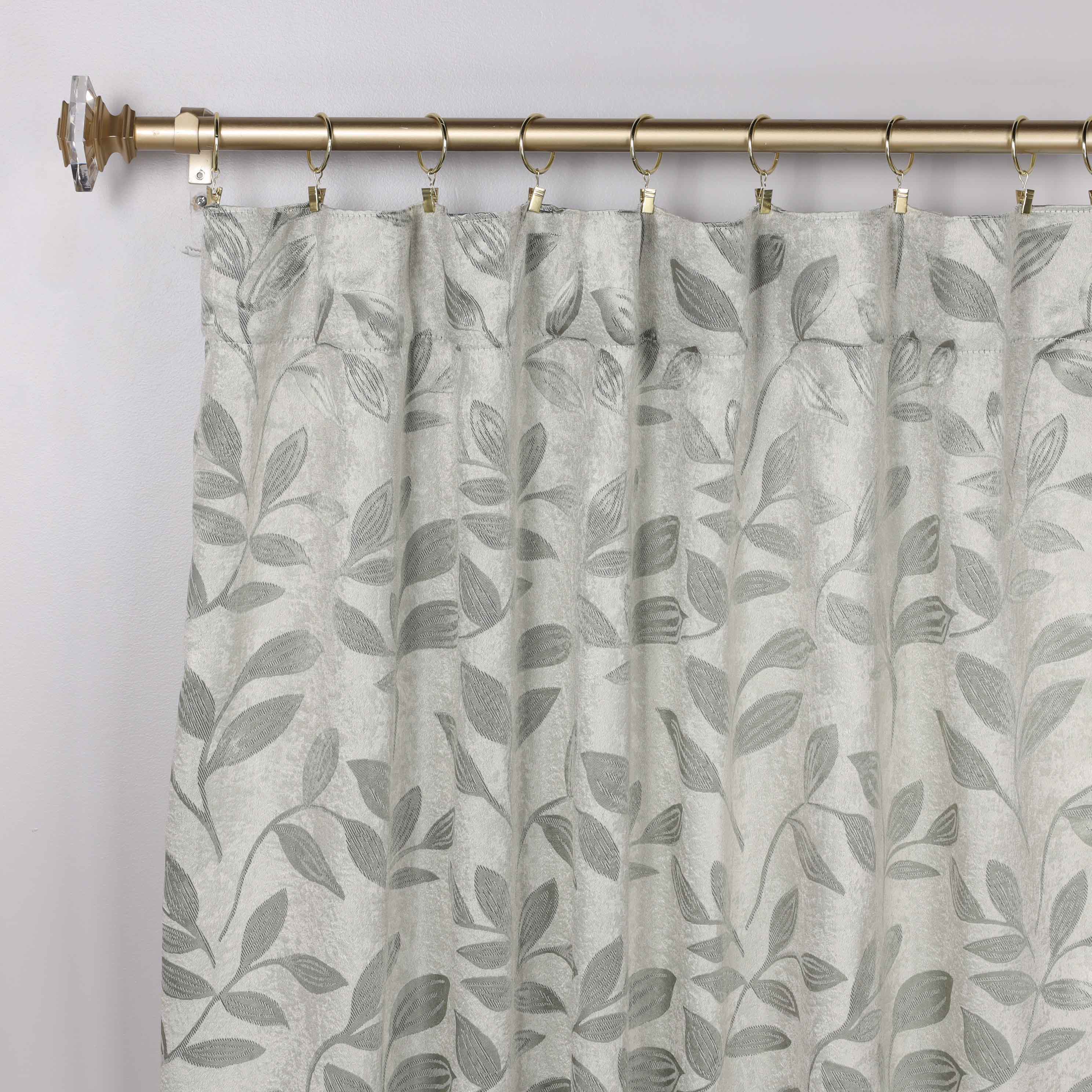 Leaves Room Darkening Back Tabs Blackout Curtain Panels, Set of 2 - Blackout Curtains by Superior