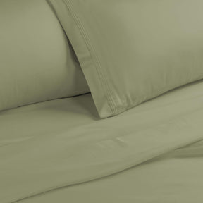 Egyptian Cotton 1500 Thread Count Eco Friendly Solid Sheet Set - Sage