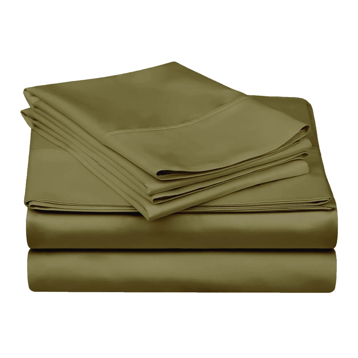 Superior Egyptian Cotton 300 Thread Count Solid Deep Pocket Bed Sheet Set - Sage