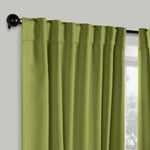 Solid Room Darkening Blackout Curtain Panels, Back Tabs, Set of 2 - Blackout Curtains by Superior