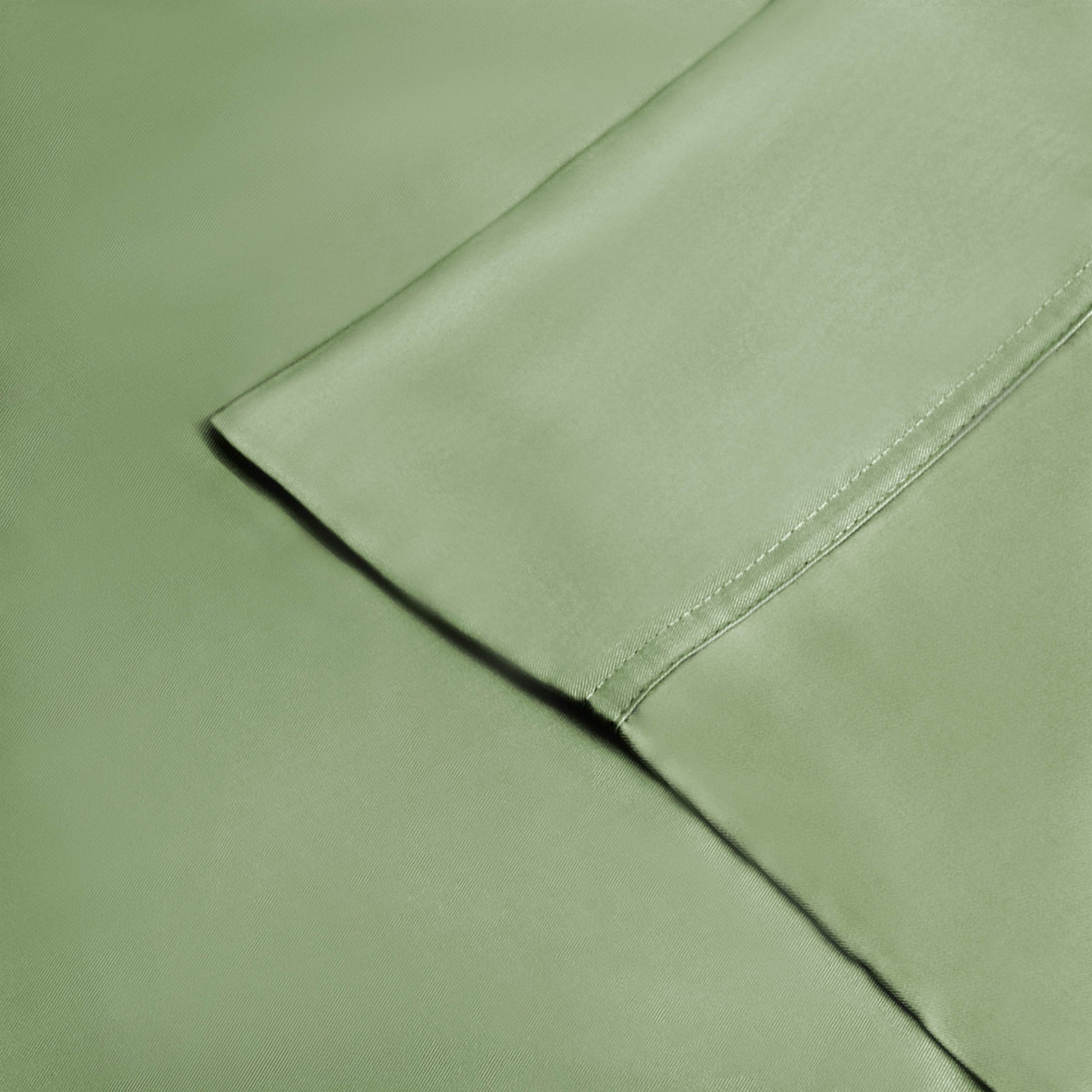 300 Thread Count Rayon From Bamboo Solid Deep Pocket Sheet Set - Sage