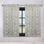 Leaves Room Darkening Back Tabs Blackout Curtain Panels, Set of 2 - Blackout Curtains by Superior
