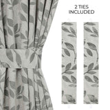 Leaves Room Darkening Washable Blackout Curtain Panels, Set of 2 - Blackout Curtains by Superior
