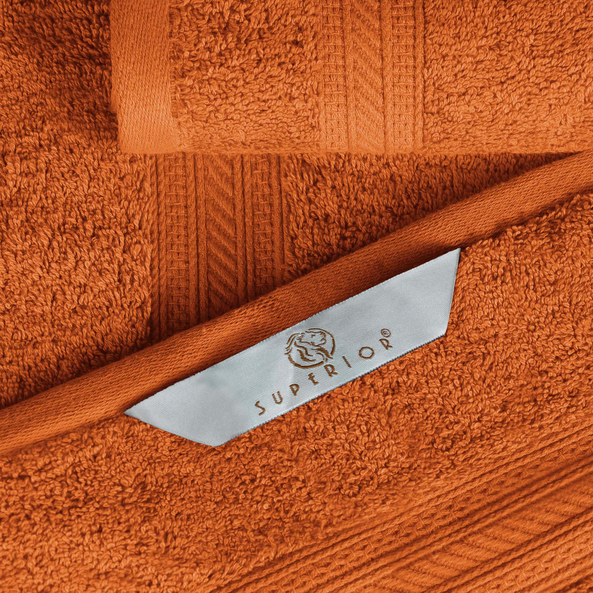 Atlas Cotton Plush Absorbent Heavyweight Luxury Hand Towel Set of 6 - Hand Towel Set by Superior