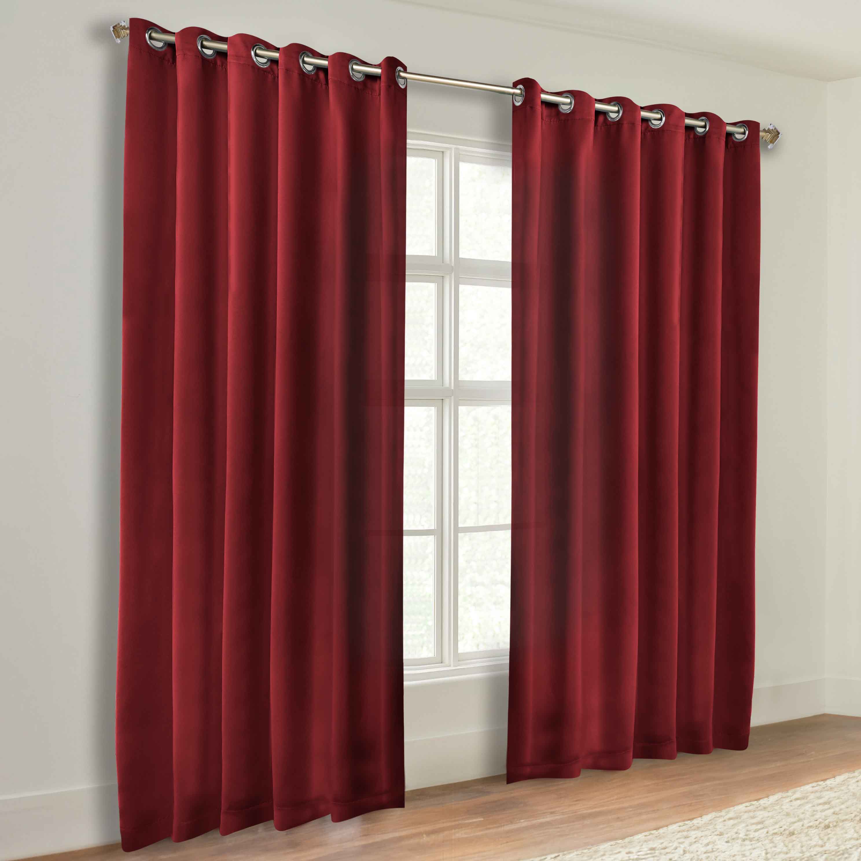 Classic Modern Solid Room Darkening Blackout Curtain Panels, Set of 2 - Blackout Curtains by Superior