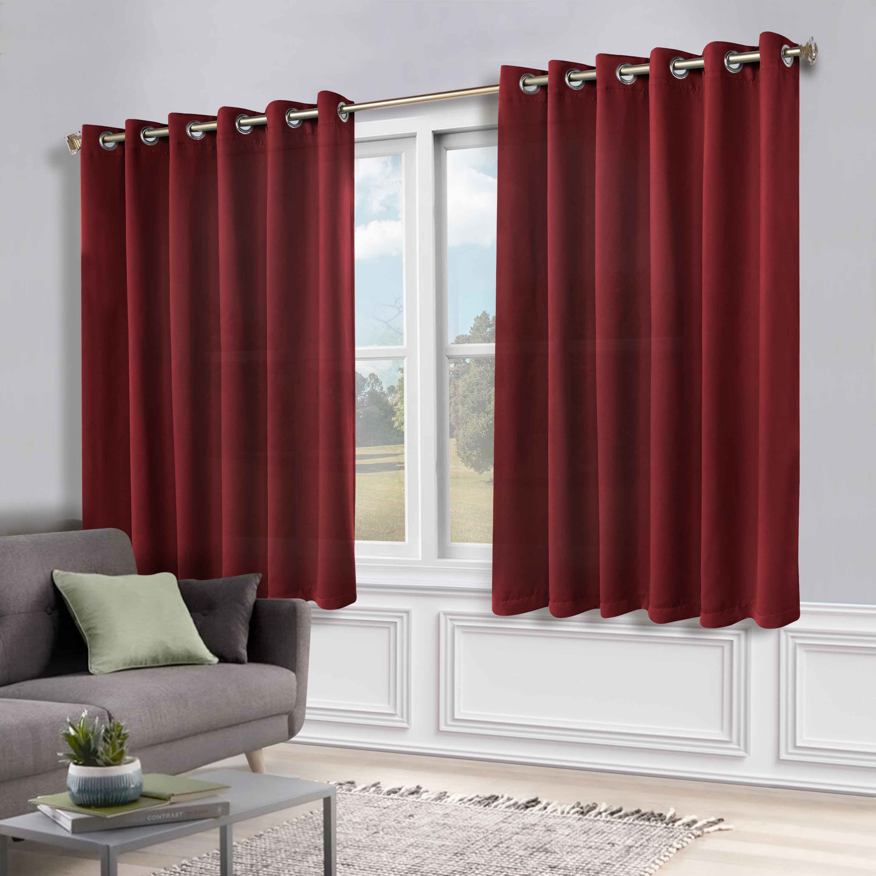 Classic Modern Solid Room Darkening Blackout Curtain Panels, Set of 2 - Blackout Curtains by Superior