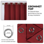 Classic Modern Solid Room Darkening Blackout Curtain Panels, Set of 2 - Blackout Curtains by Superior