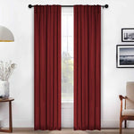 Solid Room Darkening Blackout Curtain Panels, Back Tabs, Set of 2 - Blackout Curtains by Superior