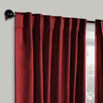 Solid Room Darkening Blackout Curtain Panels, Back Tabs, Set of 2 - Blackout Curtains by Superior