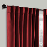Solid Room Darkening Blackout Curtain Panels, Back Tabs, Set of 2 - Blackout Curtains by Superior