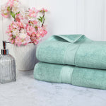 Madison Egyptian Cotton Pile Plush Heavyweight Bath Sheet Set of 2 - Egyptian Cotton Bath Sheet by Superior