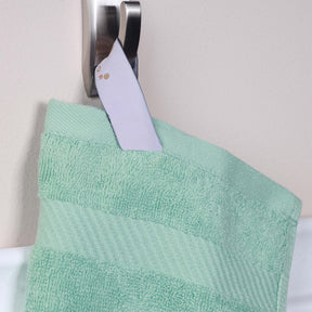 Kendell Egyptian Cotton Solid Medium Weight Bath Towel Set of 2 - SeaFoam