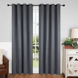 Solid Shimmer Grommet Blackout Curtain Panel Set - Blackout Curtains by Superior