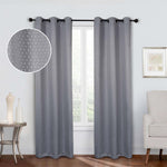 Solid Shimmer Grommet Blackout Curtain Panel Set - Blackout Curtains by Superior