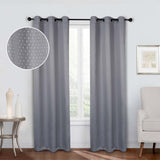 Solid Shimmer Grommet Blackout Curtain Panel Set - Blackout Curtains by Superior