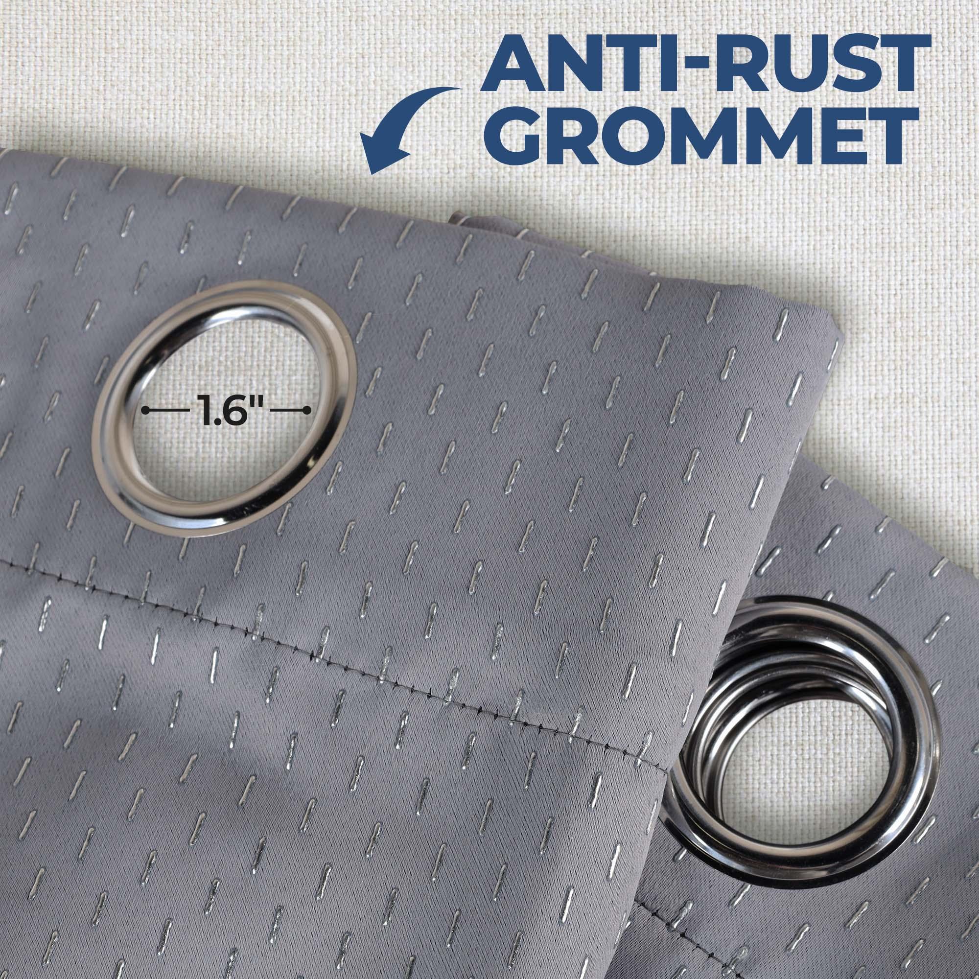 Solid Shimmer Grommet Blackout Curtain Panel Set - Blackout Curtains by Superior