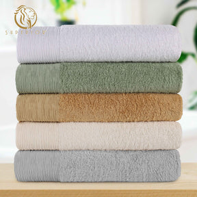 Rayon from Bamboo Eco-Friendly Fluffy Solid Hand Towel 
