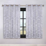 Leaves Room Darkening Grommet Blackout Curtain Panels, Set of 2 - Blackout Curtains by Superior