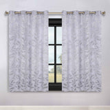 Leaves Room Darkening Grommet Blackout Curtain Panels, Set of 2 - Blackout Curtains by Superior